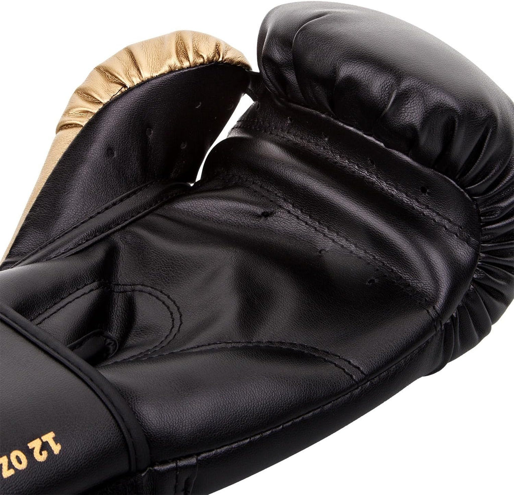 Black/Gold 10oz Boxing Gloves U800