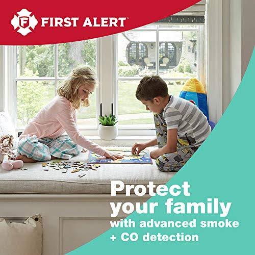 Hardwired AC Smoke and Carbon Monoxide Detector with 10 Year Sealed Battery Backup T93497