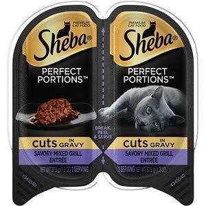 Wet Cat Food Cuts in Gravy Savory Mixed Grill Entree A327835