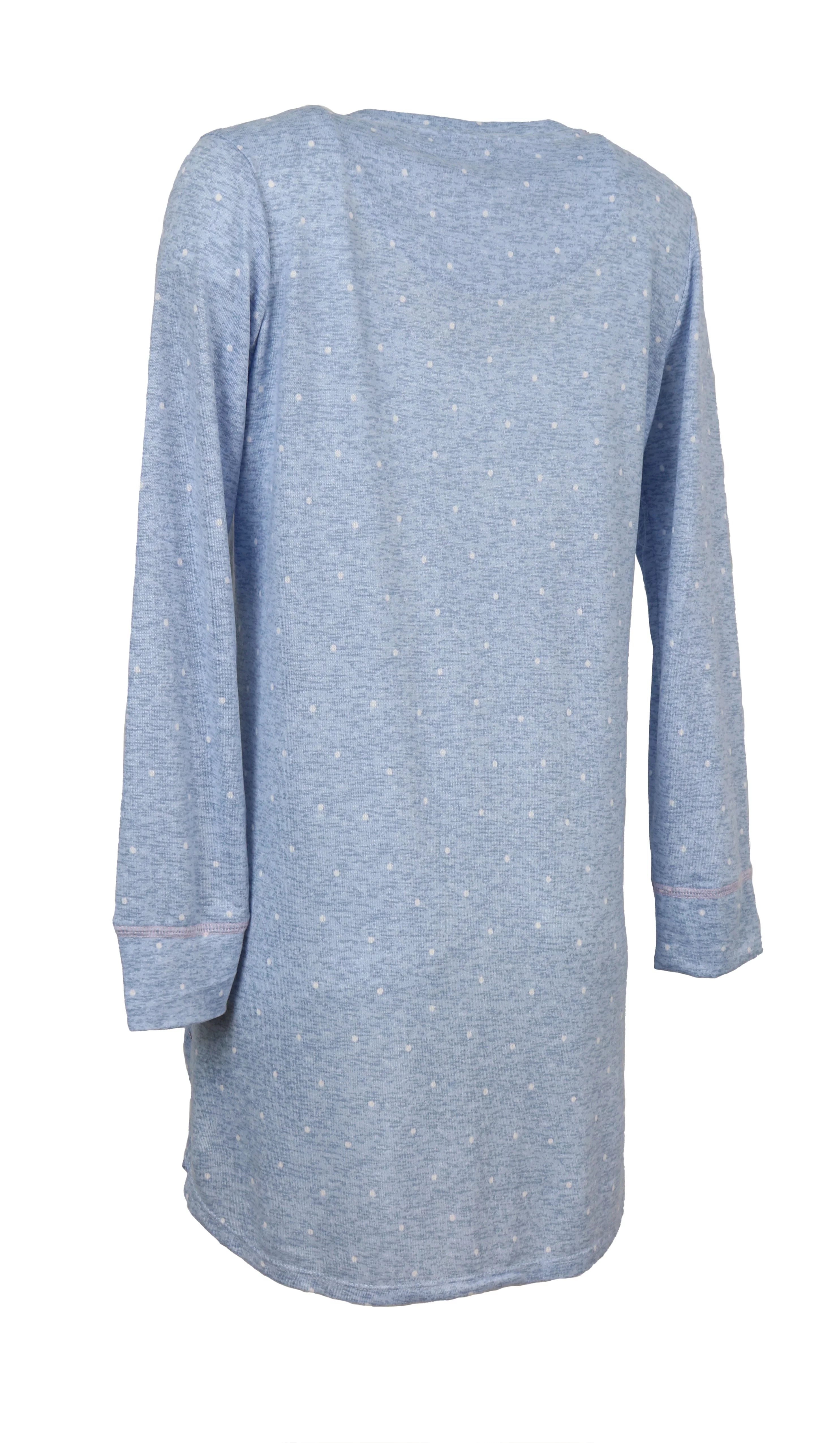 Long Sleeve Night Gown Sleep Dress T1096