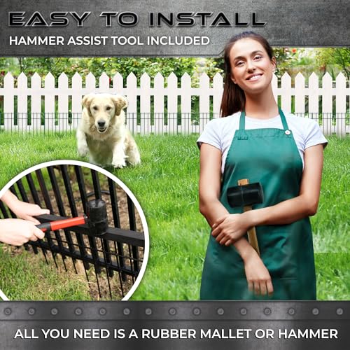 Black 5 Pack 24in x 15in Digging Fence Barrier Z792442