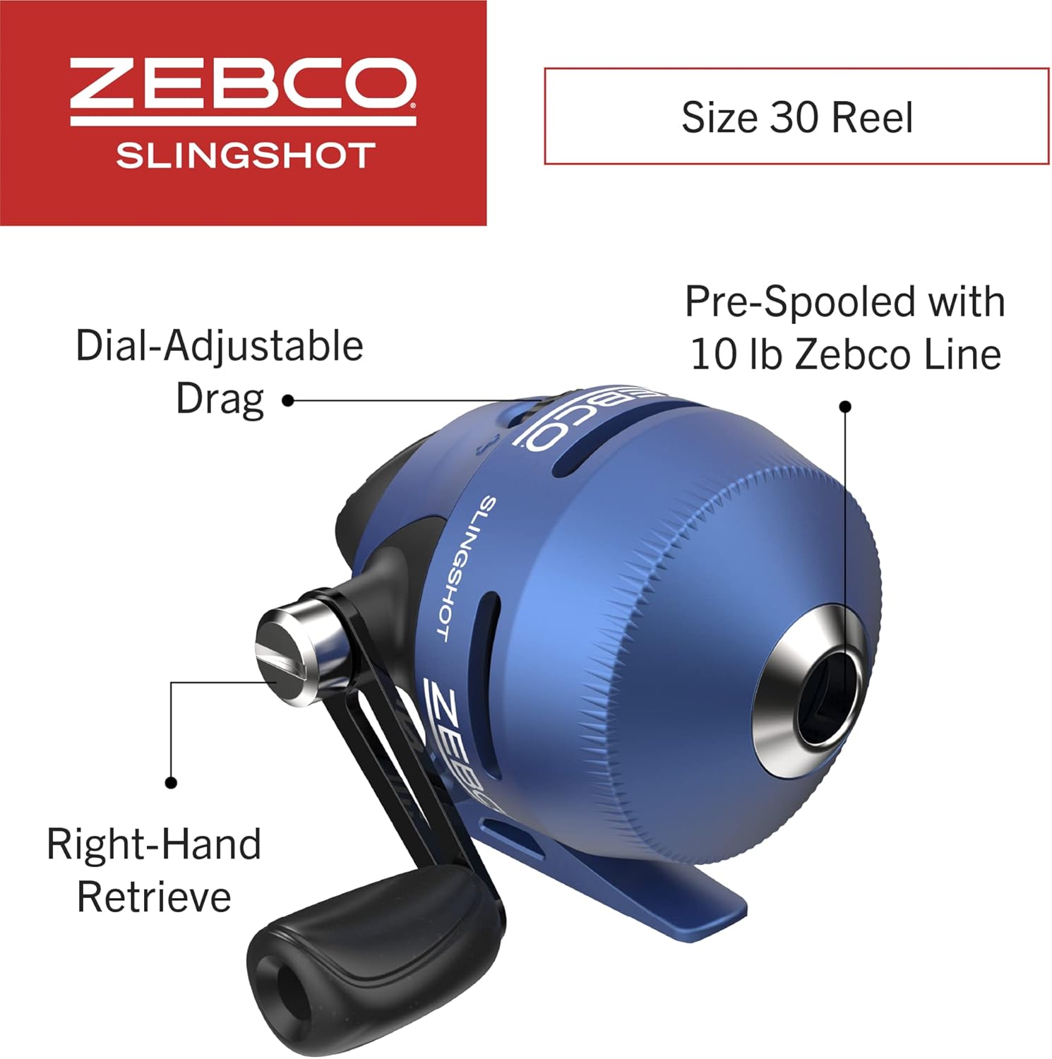 5-Foot 6-Inch 2-Piece Spincast Reel and Fishing Rod Combo W33394