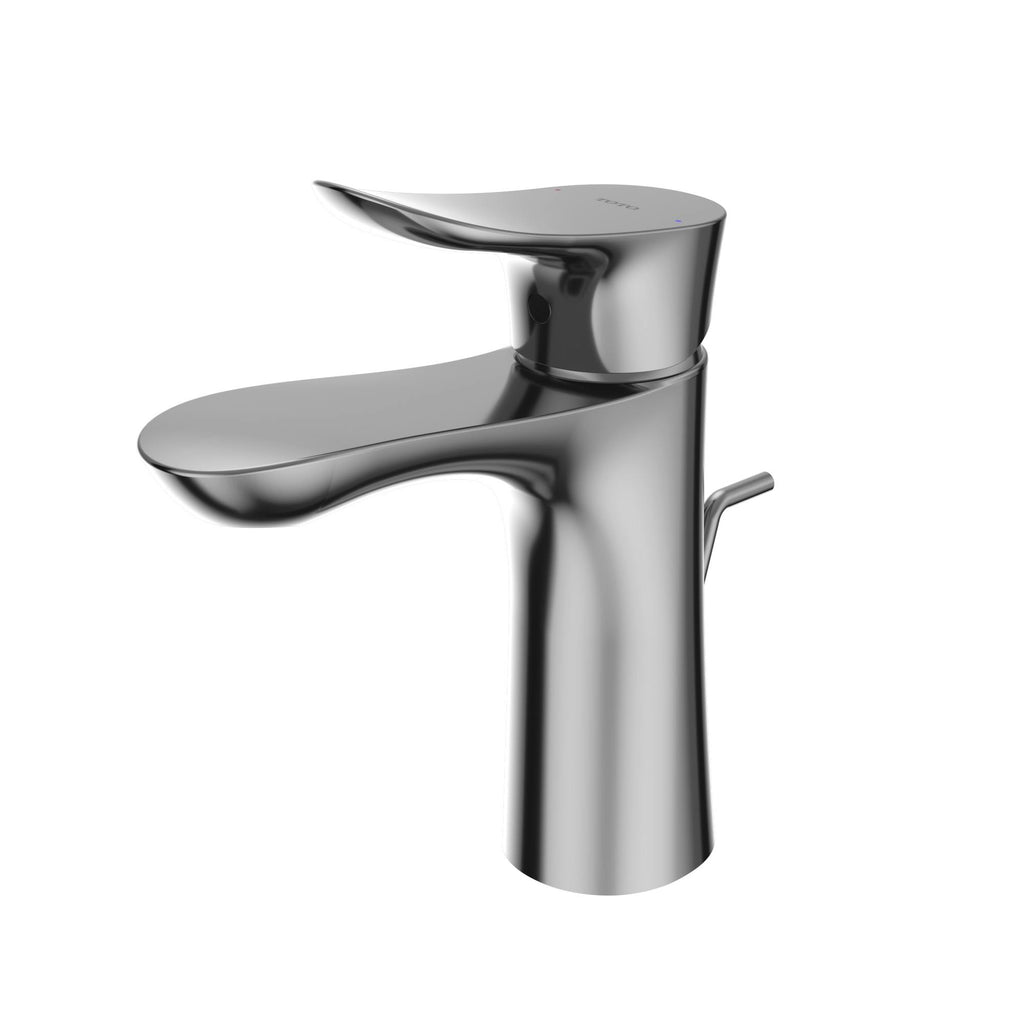 Polished Chrome Single Handle Bathroom Sink Faucet Q896352