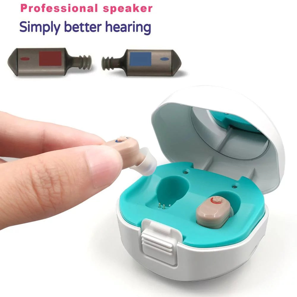Mini Invisible Rechargeable Hearing Amplifier with Noise Cancelling A579