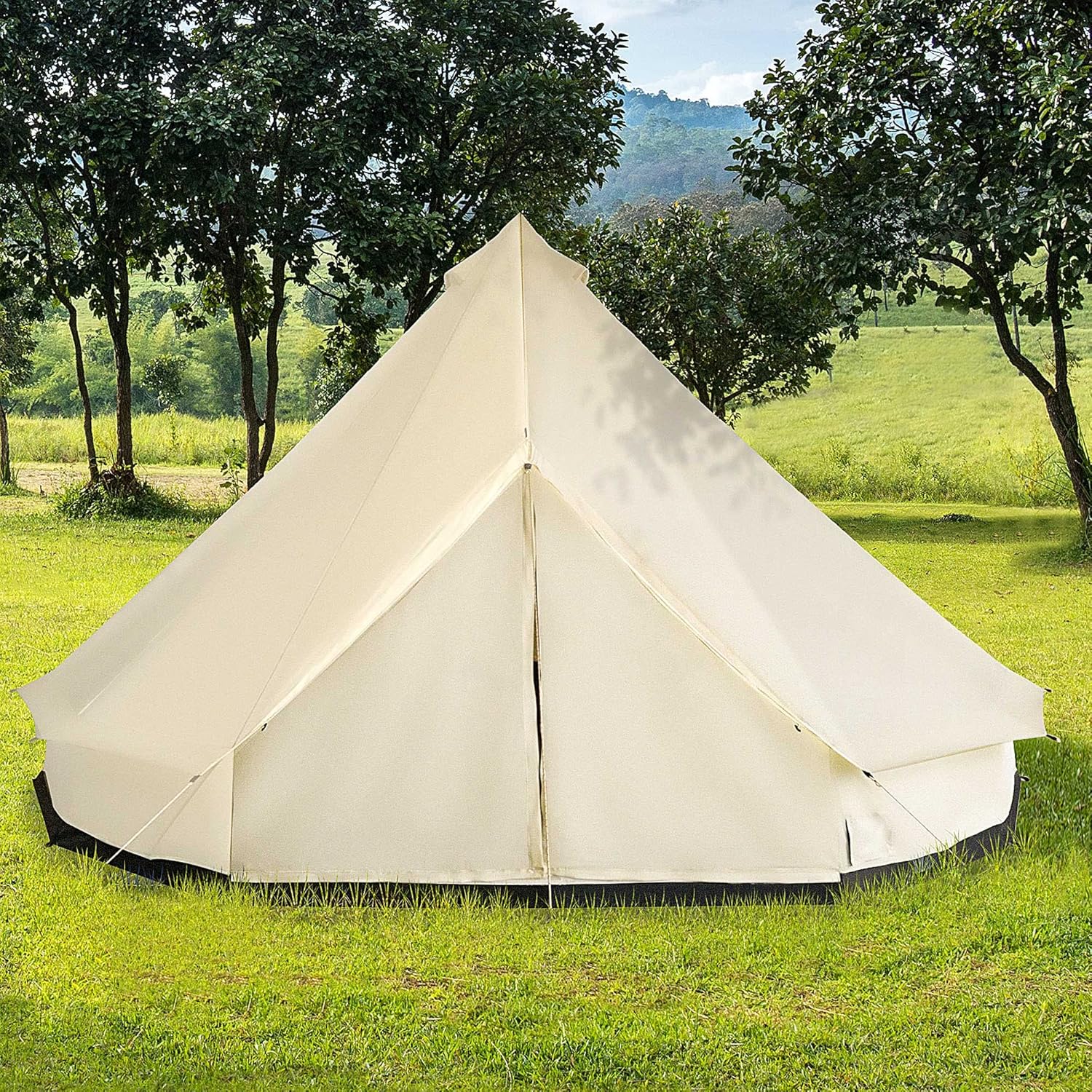 10-Person Waterproof Camping Tent, 16.4' x 16.4' x 9.8' C4572