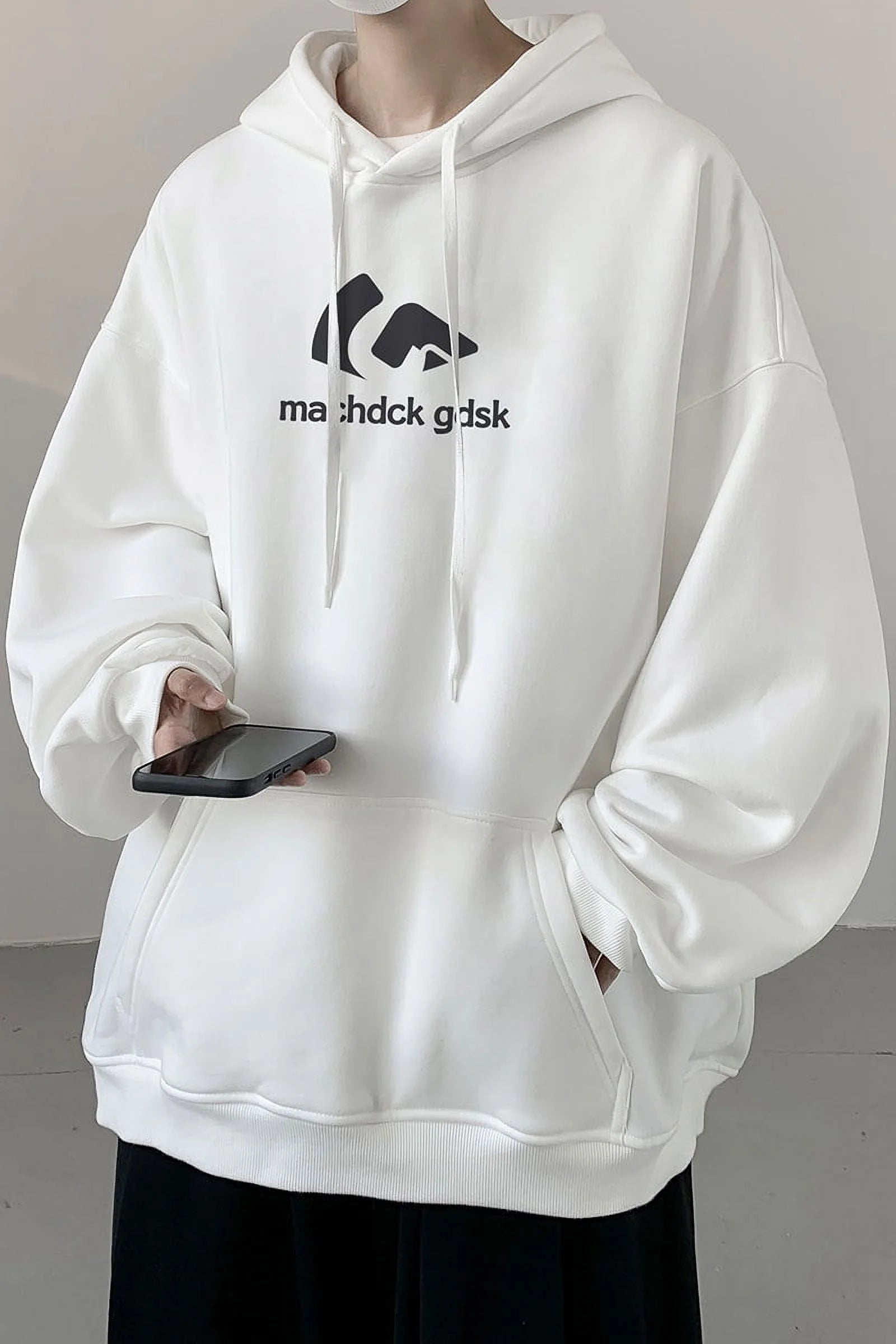 Black Hooded Sweatshirt U2864