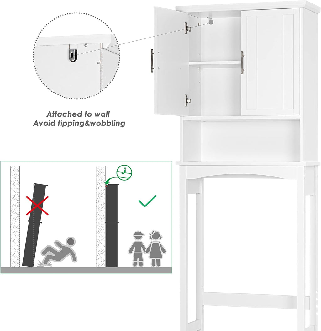 White Over The Toilet Storage Cabinet I879968