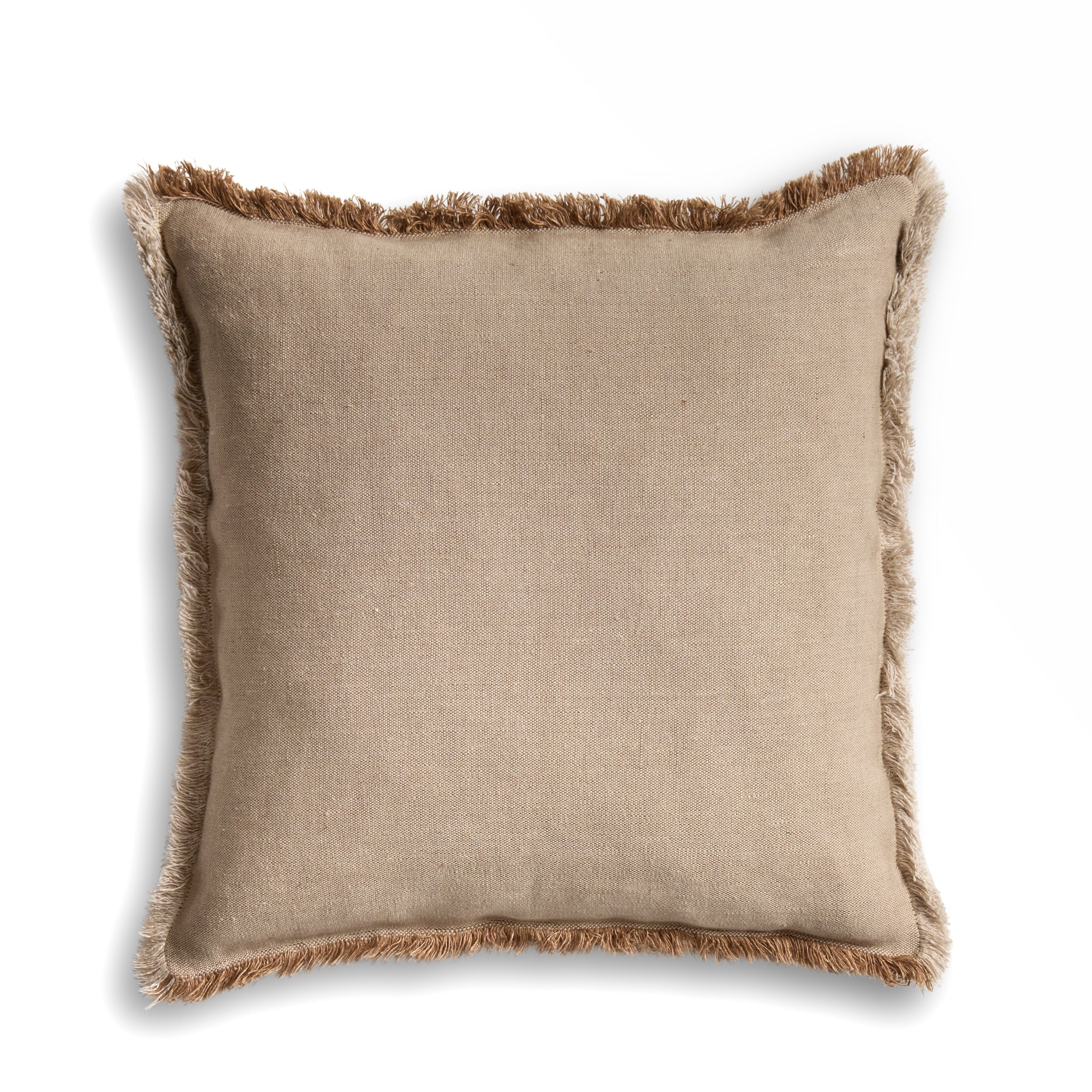 Hopsack Cushion in Isabella Beige