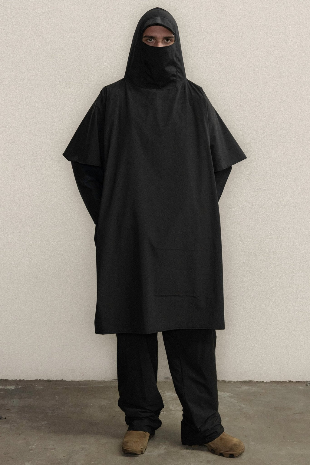 COTTON TOUCH NYLON PONCHO