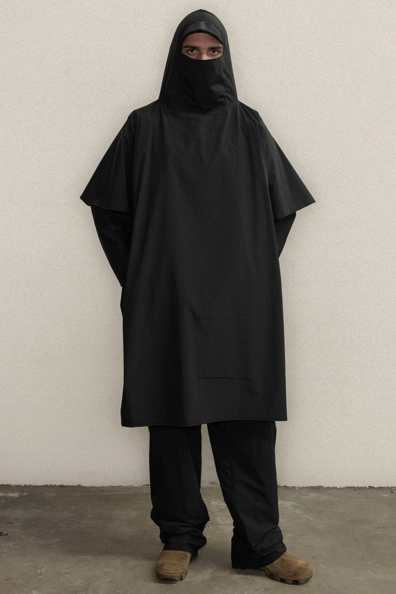 COTTON TOUCH NYLON PONCHO