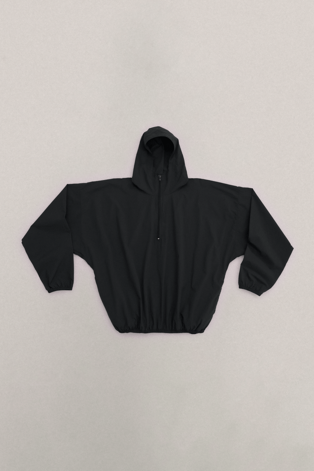 COTTON TOUCH NYLON QUARTER ZIP