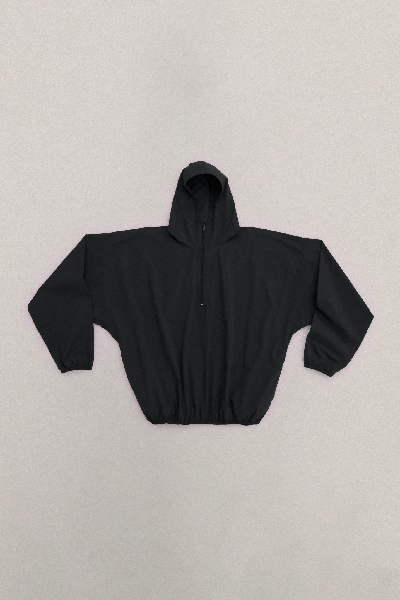 COTTON TOUCH NYLON QUARTER ZIP