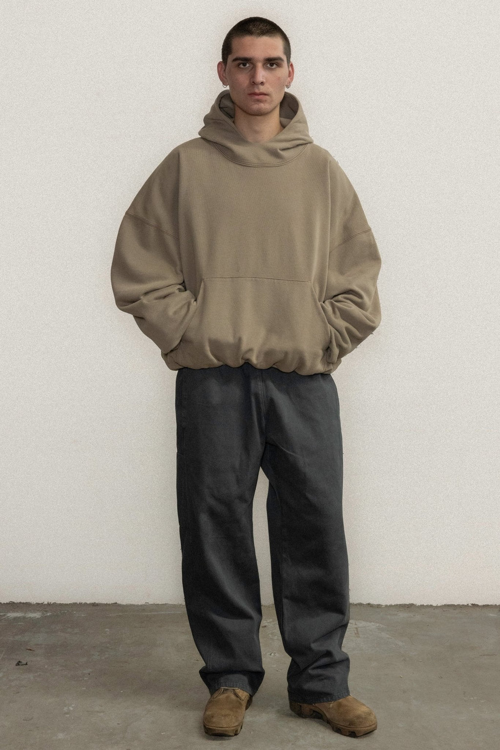 DOUBLE LAYERED HOODIE