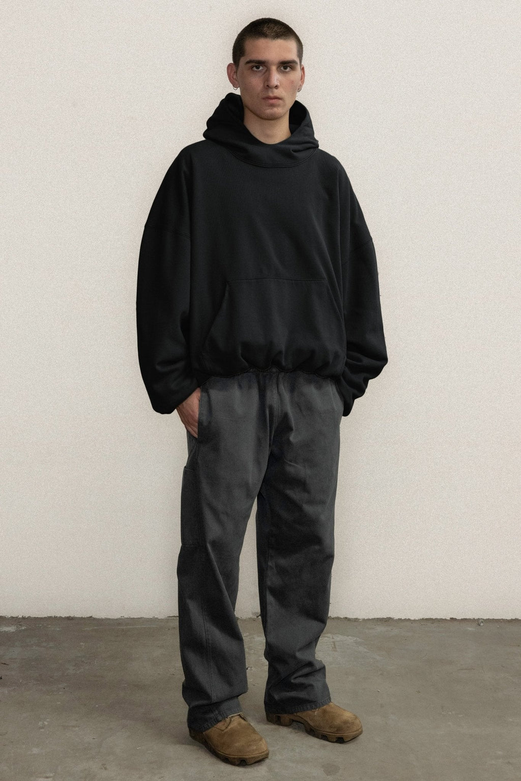 DOUBLE LAYERED HOODIE