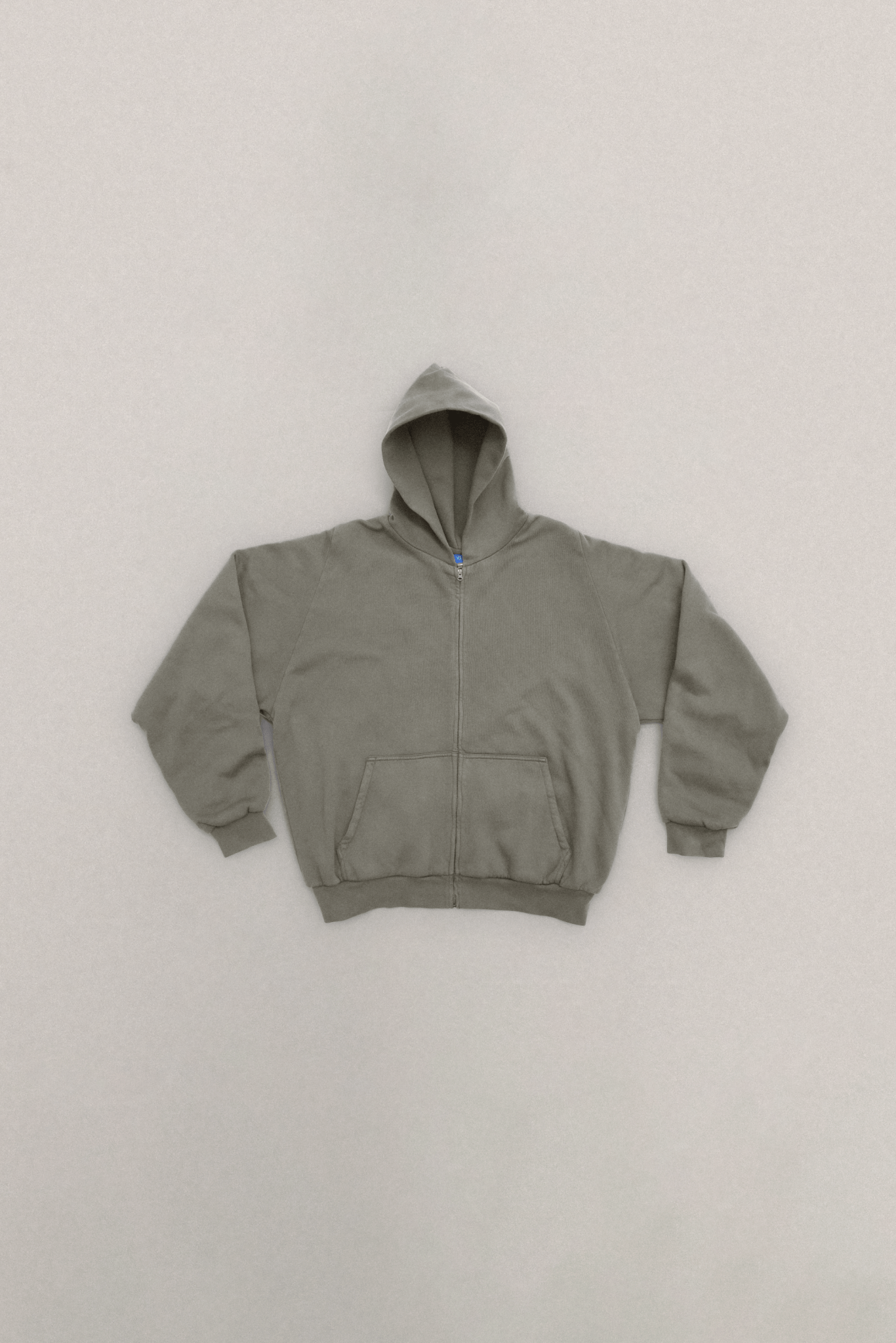COTTON FLEECE ZIP-UP HOODIE GAP YEEZY
