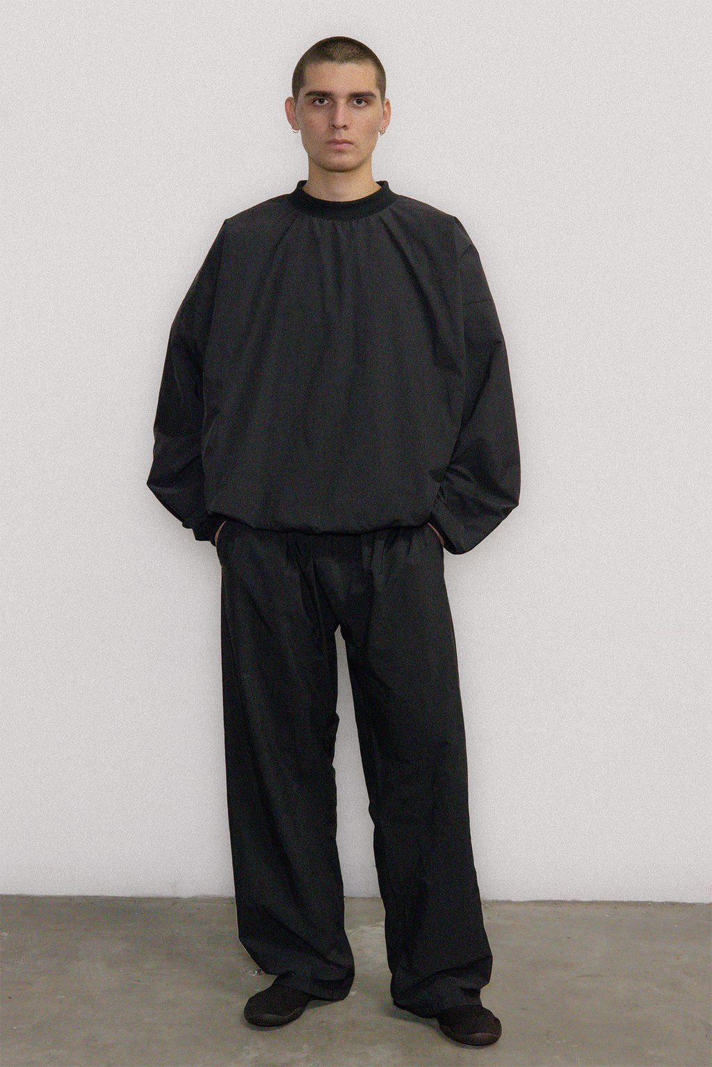 COTTON TOUCH NYLON WIDELEG PANT